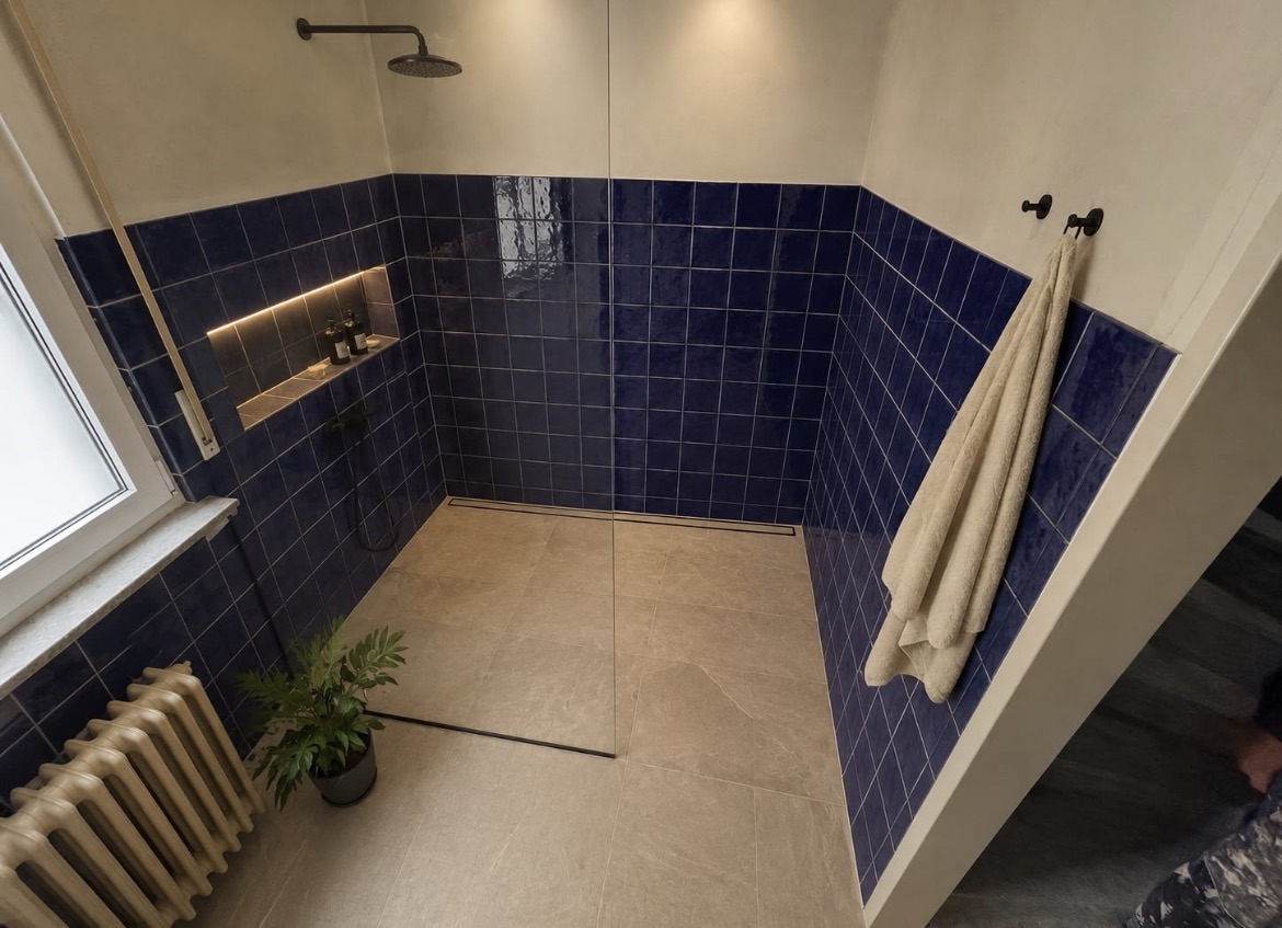 Salle d'eau après transformation