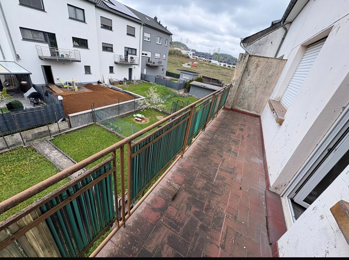 Terrasse avant remise en état